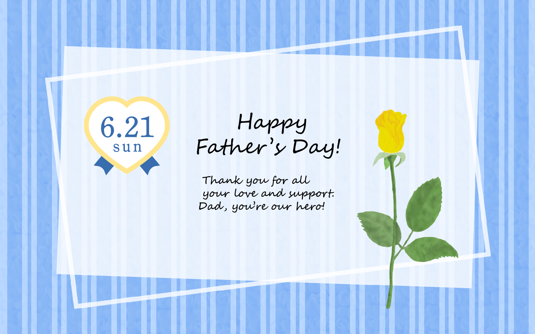 Happy Father's Day 〜お父さんありがとう！