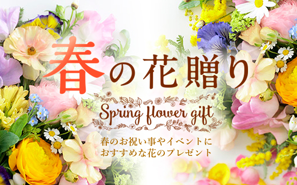 Spring Flower Gift 春の花贈り　春のお祝い事やイベントにおすすめな花のプレゼント